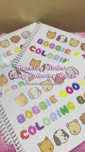 RELAXING COLORING BOOK BOBBIE GOODS VOL 1 FOR ADULT BC 200 GSM BUKU MEWARNAI ANAK REMAJA DEWASA