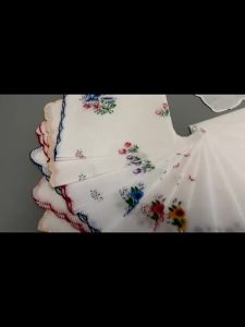 Pure Cotton Thin Classic Chinese Style Ladies Handkerchief Sweat Absorbing Retro Pocket Square for Women