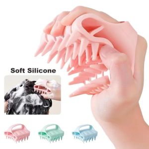 1pcs Silicone Shampoo Comb Scalp Massage Shampoo Brush Body massage brush Hairdressing tools scalp massage comb shampoo comb