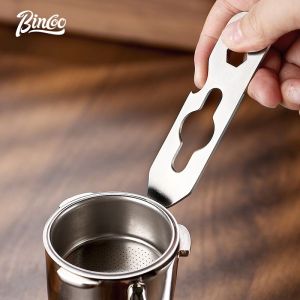 Bincoo ตะกร้ากาแฟแบบพกพาเครื่องแยกชามผงอุปกรณ์แคะเล็บแสตนเลสอุปกรณ์ชงกาแฟ