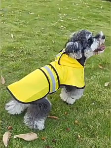 Waterproof Windproof Dog Rainwear - Premium Reflective Strip Easy-Clean Lightweight Pet Coat M-2XL