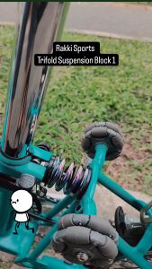 Rakki Sports Suspension Block with Titanium Axle for Brompton 3sixty Pikes