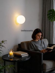 Craftsman Art | Minimalist Designer Glass Wall Light for Home