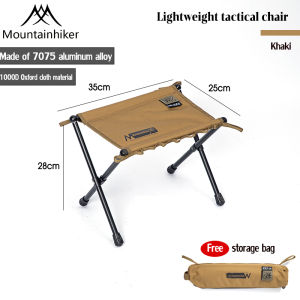 New folding stool Portable –perfect for campingpicnics and travel useoutdoor seating | stylish seating | aluminum alloy frame