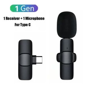 Wireless Lavalier Lapel Microphone Mini Video Recording Mic for iPhone iPad Interview Video Podcast Vlog with Noise Reduction