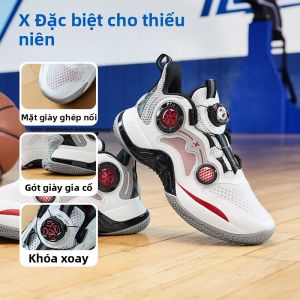 XTEP | Giày Bóng Rổ Thoáng Khí Chống Sốc Có Khóa Xoay