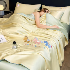 Kiss Dear | Cool Ice Silk Summer Quilt Washable