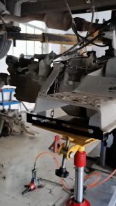 heavy duty Hydraulic Telescopic Transmission Jack auto engine motor lifting jack stand Tire Repair