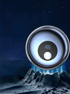 Portable Mini Electric Shaver High Definition Digital Display Long Battery Life Fly Saucer Razor Sharp Steel Dual Blade Heads