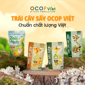 Combo Xoài Sấy Dẻo 2 Vị OCOP Việt - Gói 200g - Hương Vị Tự Nhiên Không Phẩm Màu
