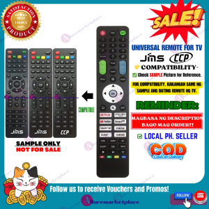 CCP LED TV Remote [**Mag Basa B4 Umorder**] JMS LED TV Remote Ready to use Universal Remote for  XTREME TV Remote for XTREME XT-LED2498 alluremarketplace2ND