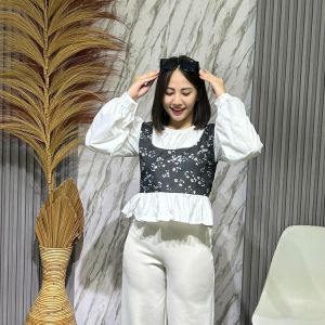 AHREUM BLOUSE / ROLEIN BLOUSE ATASAN WANITA KOREA STYLE / ATASAN WANITA / BLOUSE WANITA / ATASAN WANITA KEKINIAN