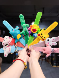 Cute Cartoon Sunflower Plush Childrens Bracelet Princess Style Girls Headwear Basic Packaging Childrens Accessory Gift