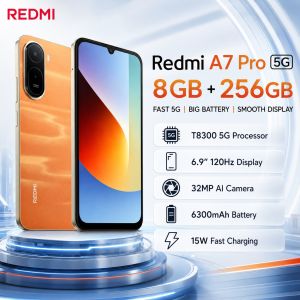Redmi | 2026 new Redmi A7 Pro 5G 8GB+256GB Smartphone T8300 5G 6.9 120Hz Display 32MP AI Camera 6300mAh Battery Dual SIM 5G Phone