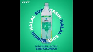 ECPI Water 500 ml x 24 botol (Hanya sekotak sahahaja setiap pembelian) No. kelulusan KKM163. (52/M/3)