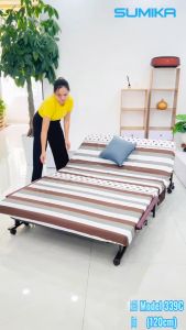 GIƯỜNG XẾP GẤP GỌN HÀN QUỐC SUMIKA Model: 339C (120CM)  - SIÊU THỊ NỘI THẤT