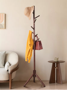 TINGXU | Wooden Tri-Single-Pole Tree Shape Japanese Style Coat Rack