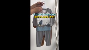 Setelan Anak & Bayi Laki Laki Raglan Tale Story Panjang Earthtone Series