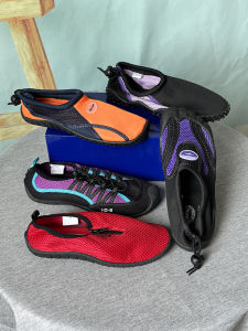 Couples Outdoor Water Shoes Anti-Slip Surfing River Trekking Shoes Quick Dry Breathable Lightweight Elastic Mesh Rubber Sole