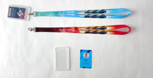 สายคล้องคอ BYD + กรอบพลาสติกใส่บัตร (มีเก็บปลายทาง COD)