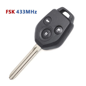 KEYECU 433MHz 4D60/ 4D62 Chip Remote Key Fob for Subaru Forester Legacy Outback 2008 2009 2010 2011 2012 2013 2014