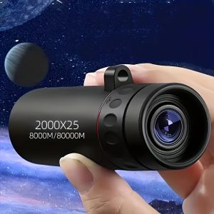 2000X25 HD Kính Thiên Văn Một Mắt Di Động Nhỏ Gọn Dành Cho Du Lịch Đi Bộ Đường Dài Câu Cá Cắm Trại Ngắm Sao Buổi Hòa Nhạc & Ngắm Chim