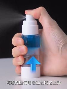 5ml /10ml /15ml Portable Vacuum Airless Pump Spray Lotion Bottle Clear Travel Refillable Lotion Cosmetic Bottle