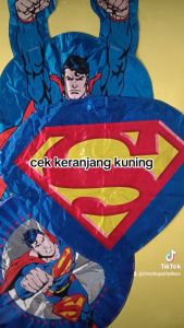 Balon SUPERMAN / Balon Foil Superman Super Hero