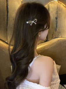 สไตล์เกาหลี ปมผีเสื้อ กิ๊บติดผม เพชรระยิบระยับแฟลชสูงหนีบ ทันสมัย และ เรียบหรู เครื่องประดับผม