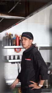 Baju Chef/Seragam Chef/Baju Koki Pria atau Wanita Lengan Panjang Variasi Warna