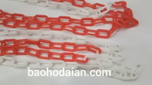 Dây xích nhựa phân luồng giao thông (25m/bịch)- Hình thật
