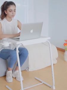 Table Mate II: Meja Laptop Lipat Portable dengan Tinggi Meja yang Dapat Disesuaikan