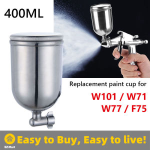 【Fast Shipping】 Spray g.un cup 400CC CUP g.un pot paint cup plastic pot W-71 W-101 spray g.un plastic cup spray pot Spray-Paint-Pot