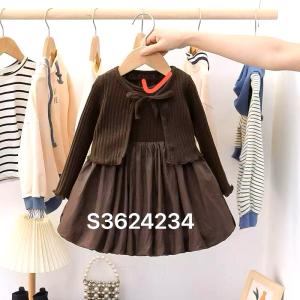 dres lengan panjang anak perempuan usia 0-4 tahun