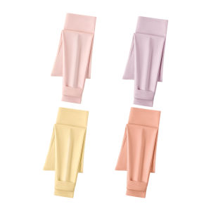 Miiow | Pure Cotton Autumn Pants For Children Warm Base Layer Underwear Girls School Uniform Essential Cat Person MiiOW Kids Trousers