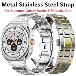 Stainless Steel Strap For Samsung Galaxy Watch 8 9 40 44mm/8Classic 46mm Bracelet For Galaxy Watch 7Ultra 2025 47mm Luxury Band