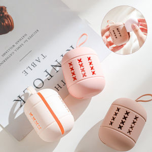 Silicone Beauty Egg Storage Box Travel Portable Makeup Powder Puff Sponge Organizer Holder Sponge Storage Case Shatterproof for Travel