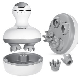 Máy Mát Xa Đầu Điện Không Dây 3D Da Đầu Cổ Thư Giãn Cơ Thể Trị Liệu Mô Sâu Để Giảm Căng Thẳng Và Thúc Đẩy Sự Phát Triển Của Tóc