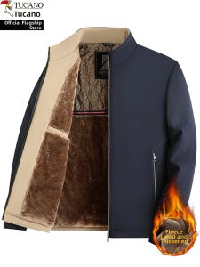 TUCANO | Business Standing Collar Jacket Warm Short Style