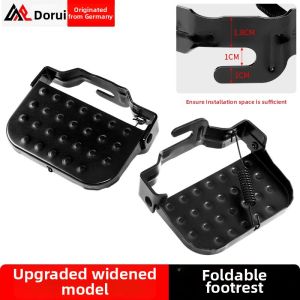Foldable Non-slip Extended Footrest Rear Seat Pedal for Mountain Bikes