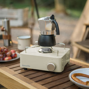 Naturehike Glamping Stove Electronic Ignition Overpressure Protection Mini Cassette Furnace Portable 970g 2000W Power Camping Cooking Picnic