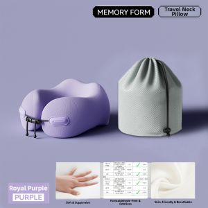 JICHAOKE | Memory Foam U-Shaped Travel Neck Pillow L
