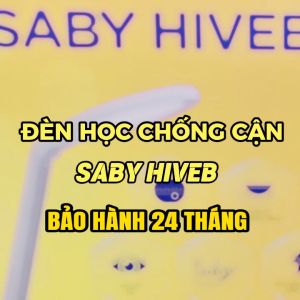 [LAZADANEWYEAR giảm 12% cho đơn từ 299k]Đèn học chống cận cho bé Saby Hiveb Đèn Bàn Học Đọc Sách Bảo Vệ Mắt Combo đèn học kèm Ổ cắm điện đa năng CubeZ đèn led tổ ong thiết kế đĩa tròn độ phủ sáng rộng tặng bao lì xì Tết