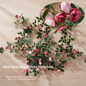 Chuỗi Hoa Hồng Nhân Tạo Lụa Để Trang Trí Cưới
