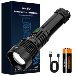 Đèn Pin Hợp Kim Nhôm Có Thể Thu Phóng Độ Sáng Cao Chống Nước Sử Dụng Lâu Dài Dùng Cho Cắm Trại Và Trường Hợp Khẩn Cấp