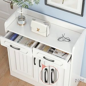 ตู้เก็บของ ตู้บ้านมินิมอล ตู้เก็บอเนกประสงค์ ตู้เก็บรองเท้า ตู้รองเท้า ชั้นวางของ ตู้เก็บรองเท้า มีลิ้นชัก ไม้อัด MDF