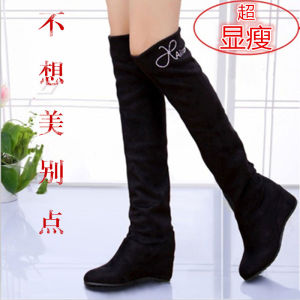 รองเท้าบูทส้นสูงถึงเข่าสำหรับผู้หญิง ฤดูใบไม้ร่วง/ฤดูหนาว 2024 ใหม่ รองเท้าบูทหุ้มข้อสูง รองเท้าบูทหุ้มข้อแบบยืดหยุ่น รองเท้าบูทกระชับขา