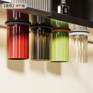 Magnetic Toothbrush Cup Suspension Design Home High End Bathroom Accessories Creative Trend Plastic Material Oral Care