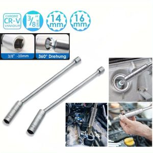 1 piece 14mm 16mm 3/8 Drive 12 Inch Magnetic Spark Plug Socket Fit for BMW Nissan Honda 12 Point Wall Ignition Plug Removal Tool