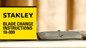 【STANLEY】Retractable Cutter | Household & Office Repair Tool | Stainless Steel Material | Durable | Portable & Safe | 15.1cm